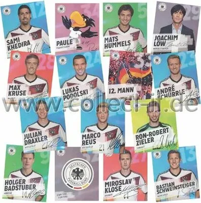 Produktbild von REW-WM14-000C - 15 verschiedene REWE DFB Sammelkarten