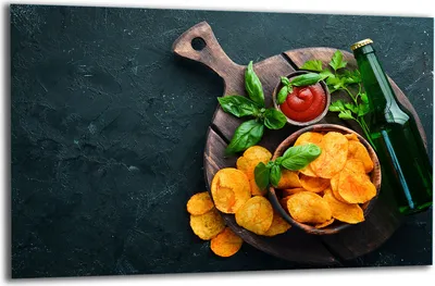 Produktbild von Herdabdeckplatte Glaskeramikkochfeld-Abdeckung Spritzschutz Glas 80x52 Chips