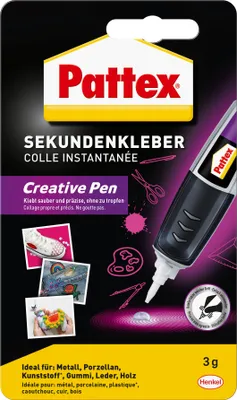 Produktbild von Pattex Sekundenkleber Perfect Pen, Applikatorstift mit 3g
