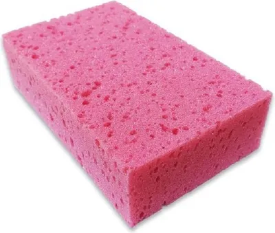 Produktbild von Tafelschwamm für die Schule, Farbmix, 14 cm breit, 9 cm tief, 6 cm hoch
