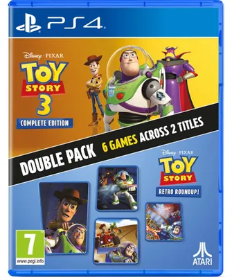 Produktbild von Atari Toy Story: Retro Roundup & Toy Story 3 Complete Edition Double Pack, PlayStation 4, PlayStation 4, RP (Rating Pending), Physische Medien