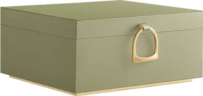 Produktbild von Famanu Schmuckbox mit Organizer-Funktion - Lauriergrün