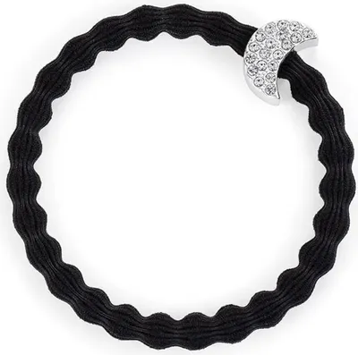 Produktbild von By Eloise London Silver Diamanté Moon Black