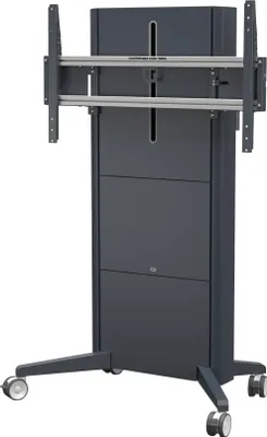 Produktbild von SMS Presence - Wagen - motorisiert - für Flachbildschirm - verriegelbar - Dunkelgrau - Bildschirmgröße: 213.4 cm (84")