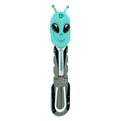 Produktbild von Flexilight Pals Leselicht (Aliens) - blau - 2 in 1 Leselampe & Lesezeichen - LED Leselicht - Geschenk für Leser, Buchliebhaber - Deutsche Ausgabe