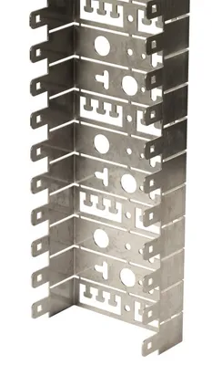 Produktbild von EFB-Elektronik LSA-Montagewanne, 50 Module, T=30 mm, R=25 mm, VPE 2 Stk