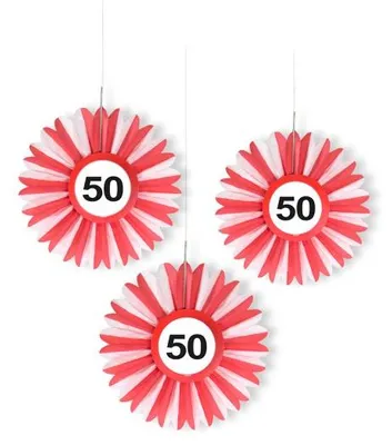 Produktbild von 50. Geburtstag Verkehrsschild 3 Dekofächer