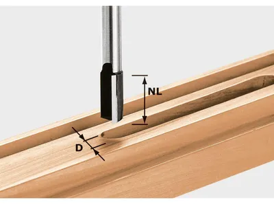 Obrázek produktu pro Festool HW S8 D18/30 drážkovací fréza 18 x 30 x 65 x 8 mm ( 490969 ) pro frézy OF 900, OF 1000, OF 1010, OF 1010 R, OF 1400, OF 2000, OF 2200