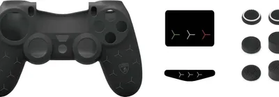 Image de MT Distribution LAGAAC08, PlayStation 4, Kit de protection, Noir, Silicone, Sony