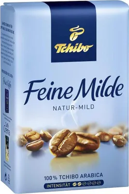 Produktbild von Tchibo Feine Milde 100% Tchibo Arabica natur-mild ganze Bohne (500 g)