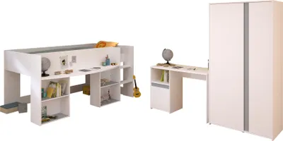 Produktbild von Parisot Pirouette 13 Kinderzimmer-Komplett 3-teilig in Weiß