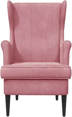 Produktbild von Samt-Sessel in Rosa