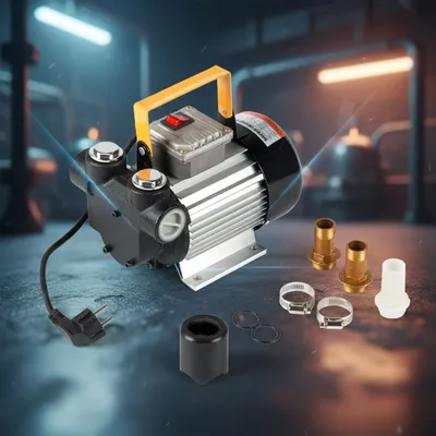 Immagine prodotto di pompa per gasolio da riscaldamento 60L/min Pompa diesel Pompa autoadescante di aspirazione olio 230V