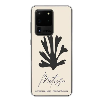 Produktbild von MuchoWow® Handyhülle Schutzhülle Hülle für Samsung Galaxy S20 Ultra Blumen - Abstrakt - Matisse Silikon Softcase Handy Hülle - Karteninhaber