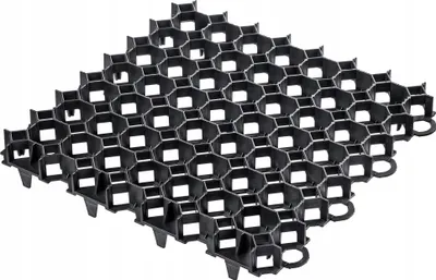 Produktbild von Rasengitterplatten - Wabenplatte für Parkplatz und Einfahrt - 50 x 50 x 3,5 cm - 20 Stück