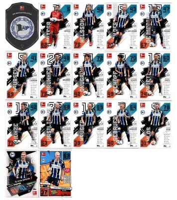 Produktbild von Topps Match Attax - 2021/22 - Mannschaftspaket - DSC Arminia Bielefeld