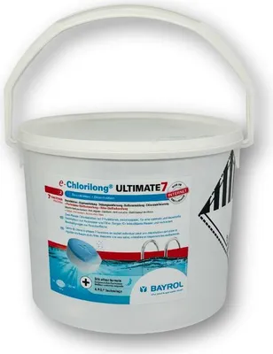 Produktbild von Bayrol e-Chlorilong Ultimate 7 - 10,2 kg Zwei-Phasen Chlor Tablette mit 7 Funktionen