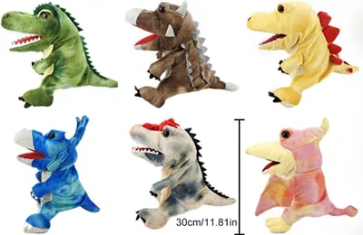 Obrázek produktu pro Dinosaurus, 30 cm, tyranosaurus, plyšová hračka, měkká plyšová loutka pro děti, vyprávění příběhů, hraní rolí