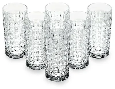 Produktbild von Bohemia DIAMOND Kristallglas Trinkgläser 260 ml 6er Set