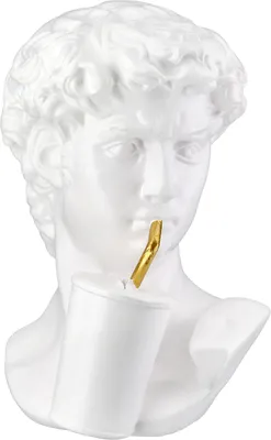 Produktbild von Gilde Skulptur, Büste, "David ", Poly, weiß, VE 2, L. 13 cm, B. 12 cm, H. 19 cm 58991 4063387589915