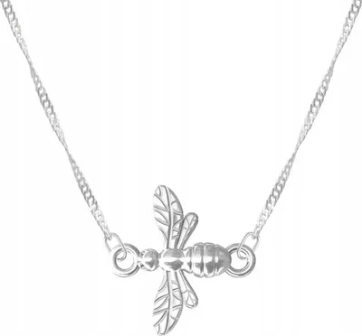 Immagine prodotto di collana in argento 925 con ciondolo a forma di ape