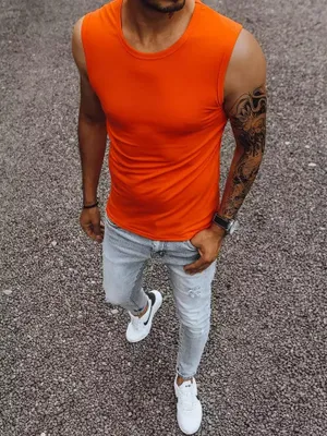 Produktbild von Dstreet Herren-Tank-Top Bugs dunkelblau M