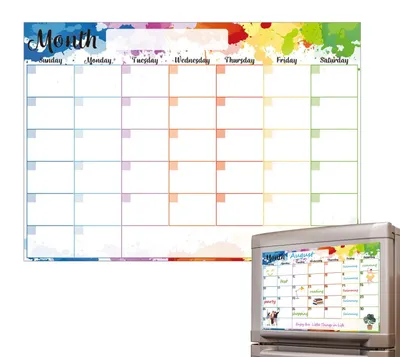 Immagine prodotto di Calendario magnetico cancellabile a secco per frigorifero
