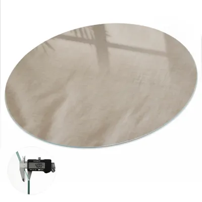 Produktbild von Glas Tischplatte fi80 cm – Tischauflage aus gehärtetem Glas – Glasplatte für Esstisch – Küchentischplatte aus Glas – Tischschutz Glas modern – Dekorative Glasplatte – Pflegeleichte Glastischplatte – Sicherheitsglas Tischplatte – Stille Eleganz