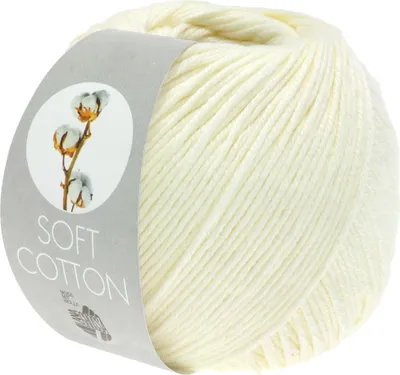Produktbild von Lana Grossa - Soft Baumwolle 0002 ecru