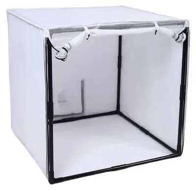 Zdjęcie produktu dla Przenośna kabina lakiernicza z filtrem - kabina natryskowa - namiot malarski - system wentylacyjny - 75x75x75 cm - szybki montaż