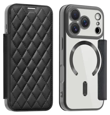 Immagine prodotto di Per Apple iPhone 17 Pro 360 gradi Full Body Magsafe RFID Anti Data Theft Custodia in  nera