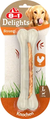 Zdjęcie produktu dla 8in1 Chicken Bone Strong, Przekąski, Pies, Dorosły, Kurczak, 130 g, Bezglutenowe
