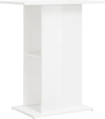 Immagine prodotto di vidaXL Supporto per acquario bianco lucido 60,5x36x72,5 cm Materiale a base di legno