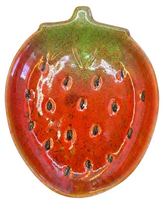 Produktbild von Clayre & Eef Dekoration Schale Rot Keramik Erdbeeren
