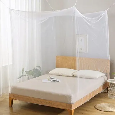 Produktbild von Zeltbett, 2-Personen-Zeltbett 200x200x180cm, Reisebett für Zuhause und Camping