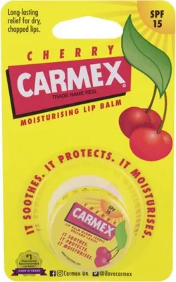 Produktbild von Carmex Lippenbalsam Kirsche LSF 15, 7.5g Pflegebalm