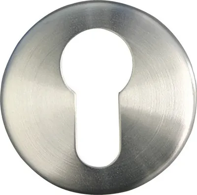 Produktbild von Profilzylinder Rosette Ø 55 mm PZ Edelstahl