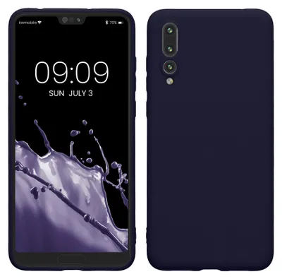 Produktbild von kwmobile Handyhülle für Huawei P20 Pro Hülle - TPU Case - Kabelloses Laden - Schutzhülle Cover in Deep Ocean