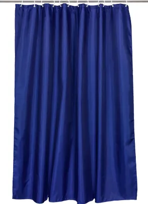 Produktbild von Duschvorhang mit 12 Ringe zur Befestigung , 180x200 cm, blau