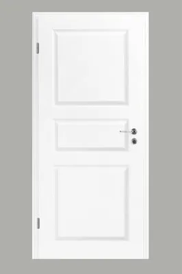 Produktbild von Pertura Zimmertür Pila 03 weiß lackiert (ähnlich RAL 9010) 61,0x198,5 cm Links