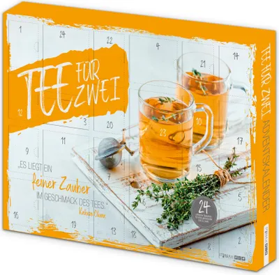 Produktbild von itenga Adventskalender TEE für zwei - Rohling ungefüllt zum Selberfüllen - Teeadventskalender -  50x35x4,6cm