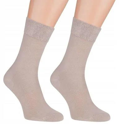 Produktbild von Skarpol Herren Baumwolle Socken Beige Gr. 42-44