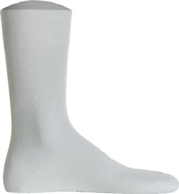 Produktbild von Hudson 1 Paar Herren Socken, Relax Baumwolle Strumpf, ohne Gummifäden, Einfarbig Weiss 41-42 (7-8 UK)