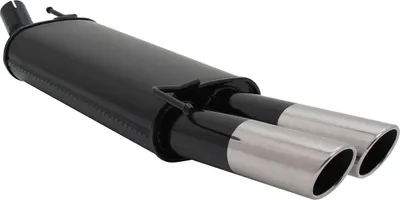 Produktbild von Novus Sportauspuff für VW Golf 3 / Golf 4 Cabrio 2x76mm SR-Design