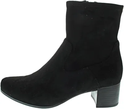 Zdjęcie produktu dla Caprice damskie buty za kostkę tekstylny zamek błyskawiczny modny obcas 9-25316-41, rozmiar:37 EU, kolor:Czarny
