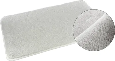 Produktbild von Badematte Badteppich Badvorleger Lombok Hellgrau 50x80 cm