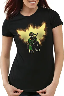 Produktbild von style3 Link T-Shirt Damen elda snes nes legend ocarina, Größe:2XL