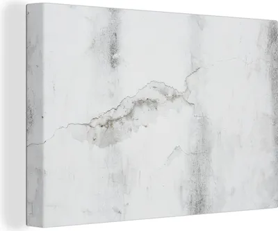 Produktbild von OneMillionCanvasses® - Leinwandbilder - 150x100 cm, Beton - Grau - Weiß, Wandbilder Kunstdruck Wanddekoration