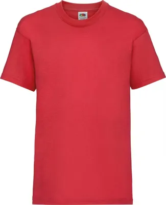 Produktbild von Fruit of the Loom Kinder T-Shirt, kurzärmlig BC329 (5-6 Jahre (116)) (Rot)