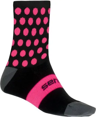 Produktbild von Sensor Dots Socken schwarz/rosa größe 3-5 (35-38) 18100046-00